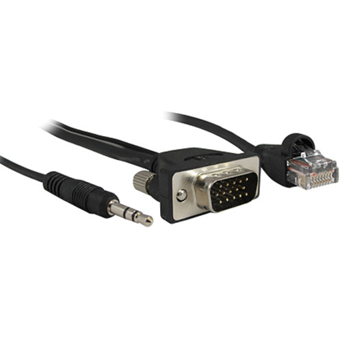 Comprehensive Pro AV/IT Series Micro VGA Male to Male with Audio and LAN Cable (Black, 6')
