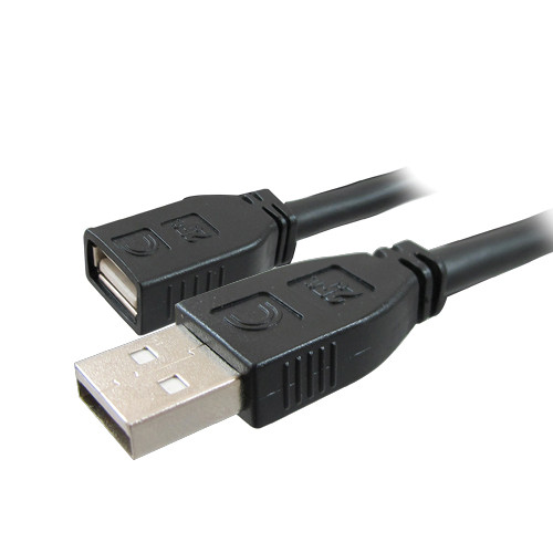 Comprehensive Pro AV/IT Active Plenum USB A Male to A Female Extender Cable (35')