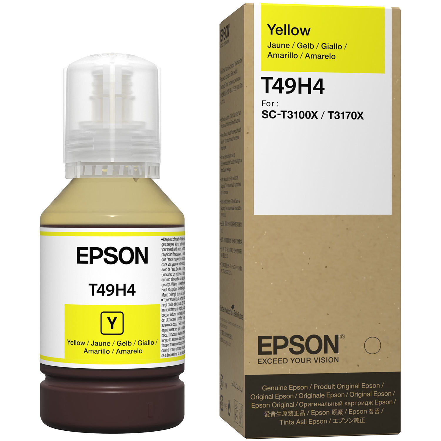 Epson T49H Yellow Ink Bottle (140mL)