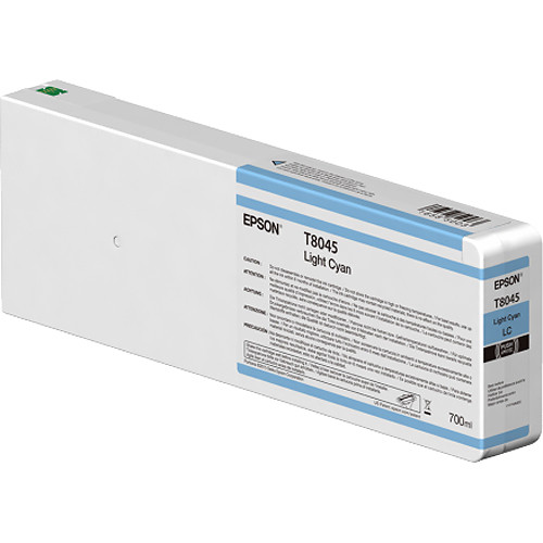 Epson T804500 UltraChrome HD Light Cyan Ink Cartridge (700ml)