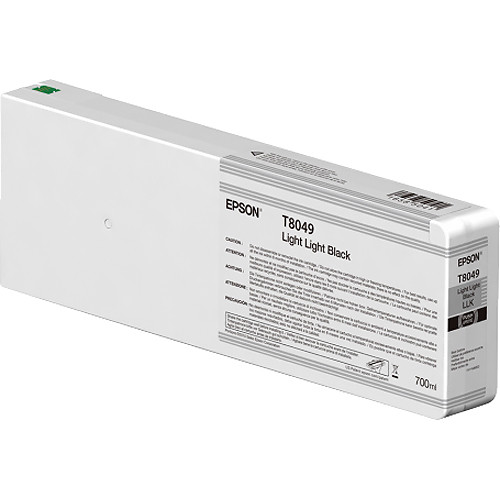 Epson T804900 UltraChrome HD Light Light Black Ink Cartridge (700ml)