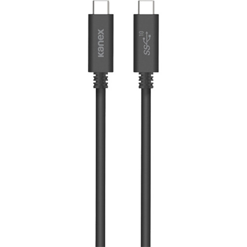 Kanex USB 3.1 Gen 2 Type-C Male Charge & Sync Cable (3.3', Black)