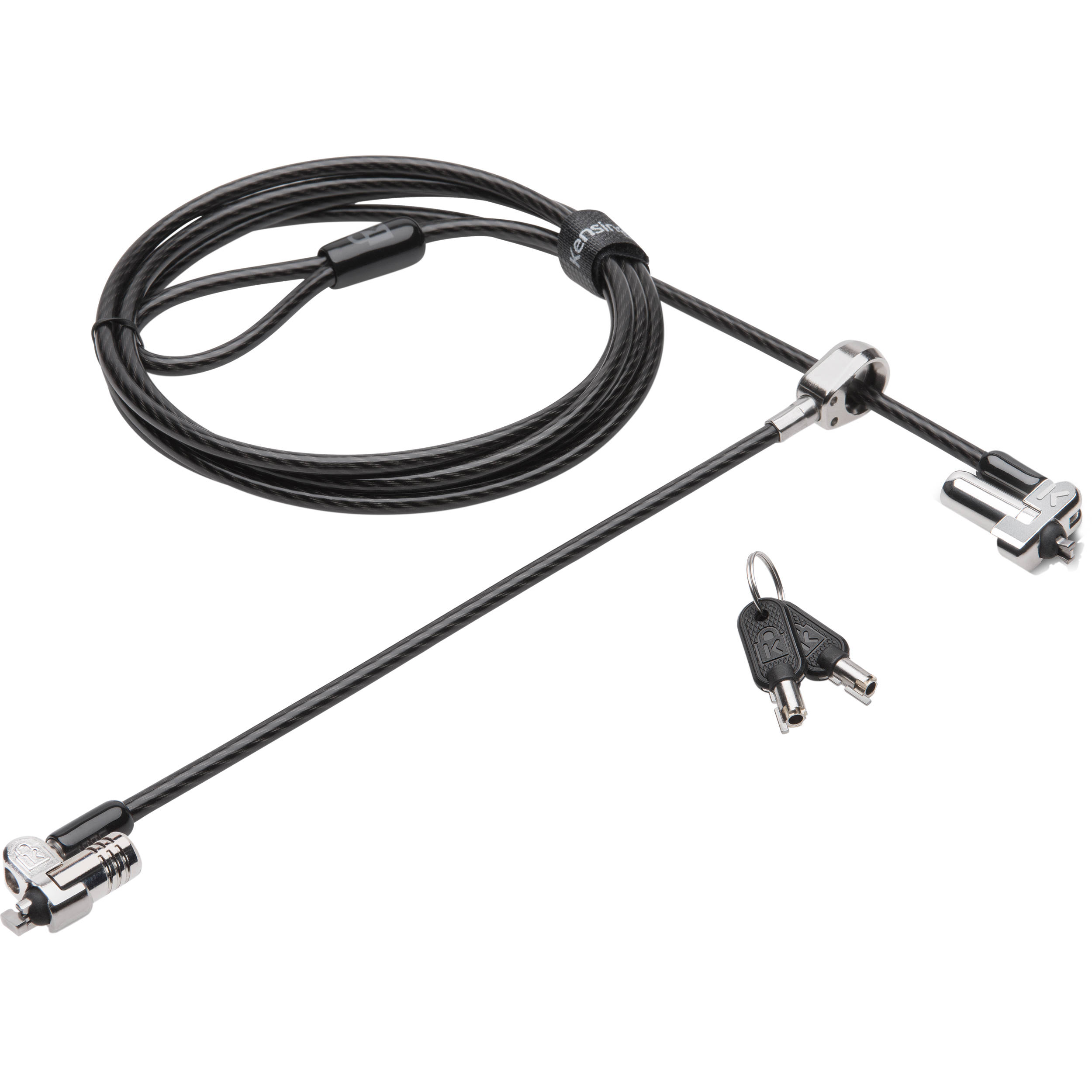 Kensington N17 Keyed Dual Head Laptop Lock for Dell Devices (Standard Keyed)