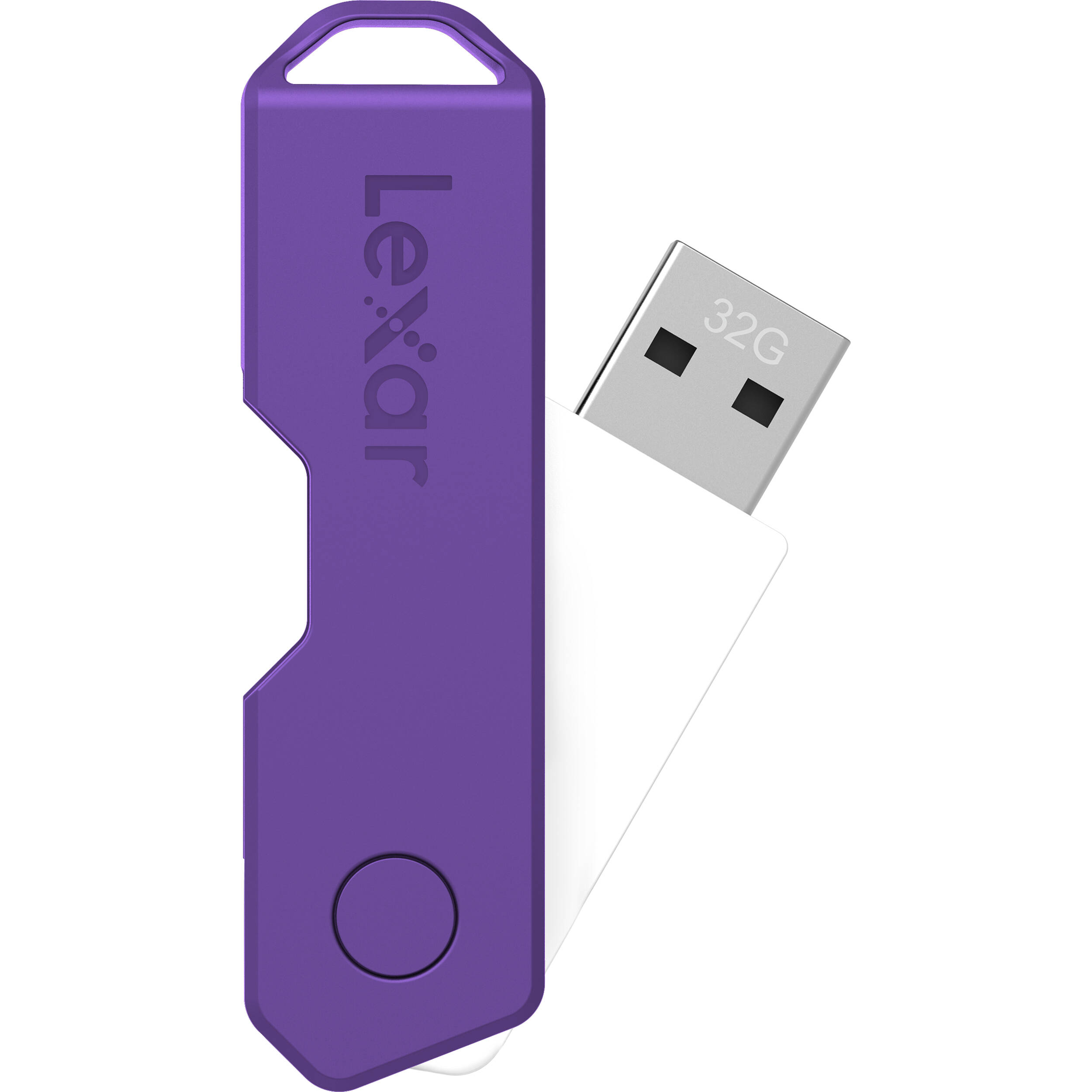 Lexar 32GB JumpDrive TwistTurn2 USB Flash Drive (Purple)