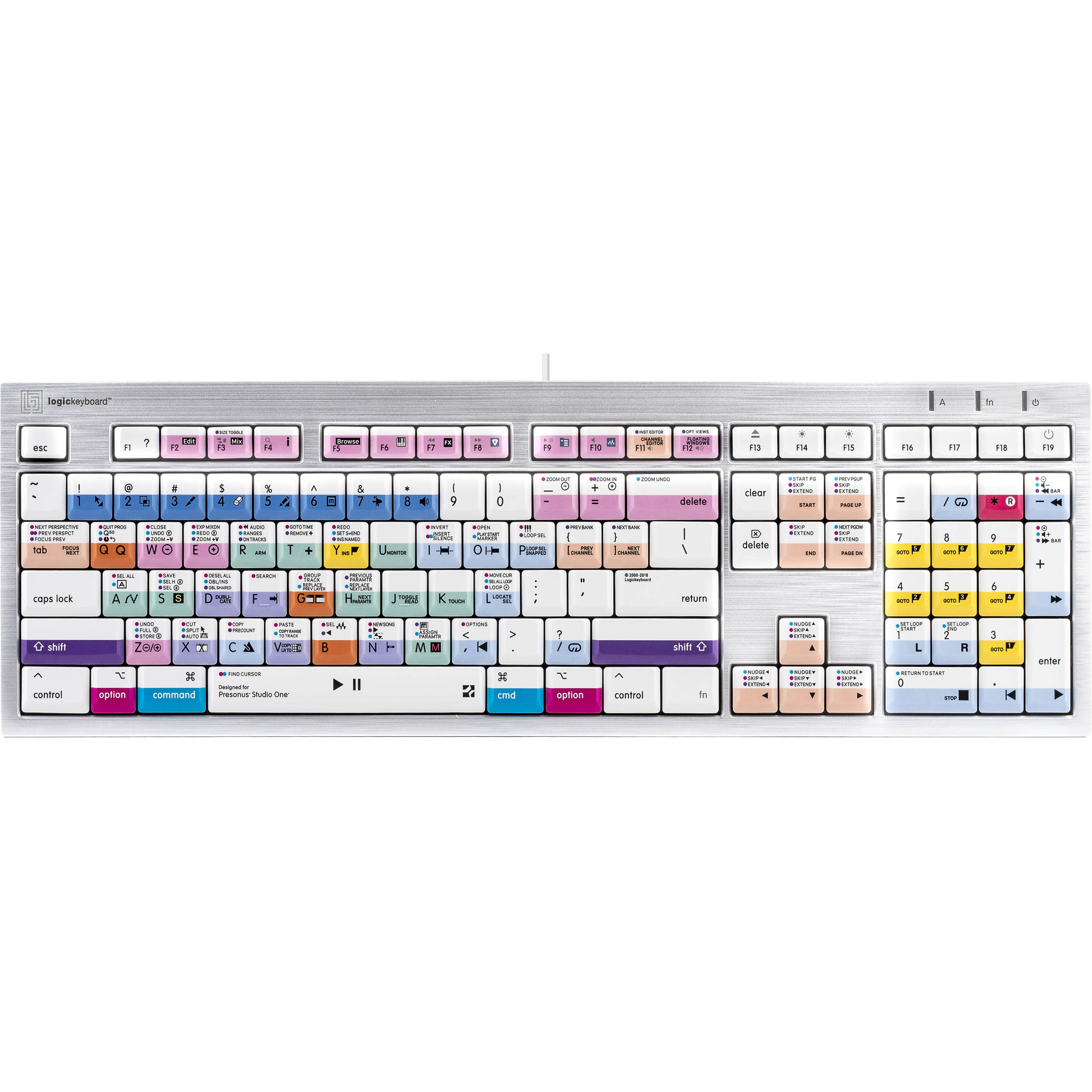 LogicKeyboard ALBA Keyboard for PreSonus Studio One 4 (Mac, American English)
