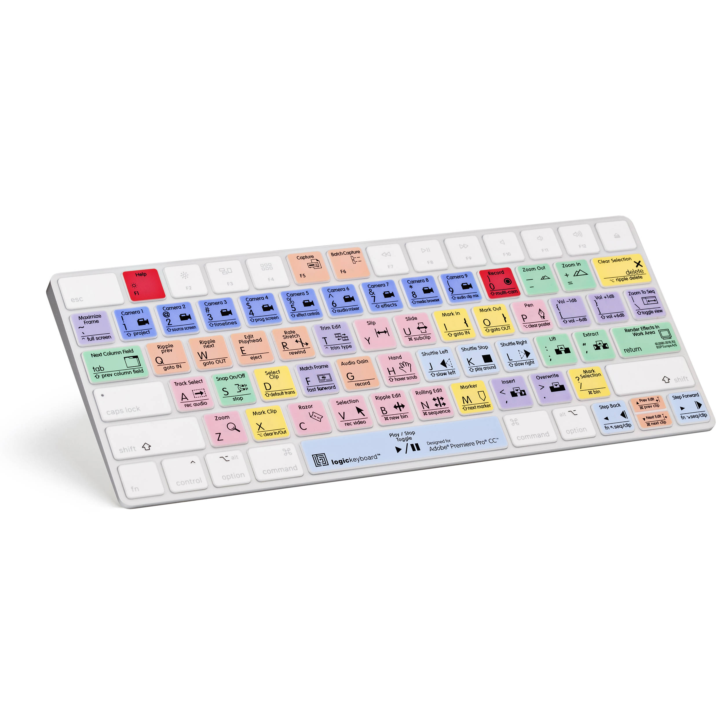 LogicKeyboard LogicSkin Adobe Premiere Pro CC Keyboard Cover for Apple Magic Keyboards