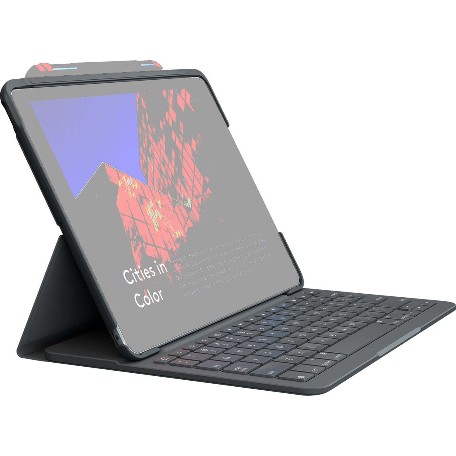 Logitech Slim Folio Protective Bluetooth Keyboard Case for iPad Air Gen 3 (Graphite)