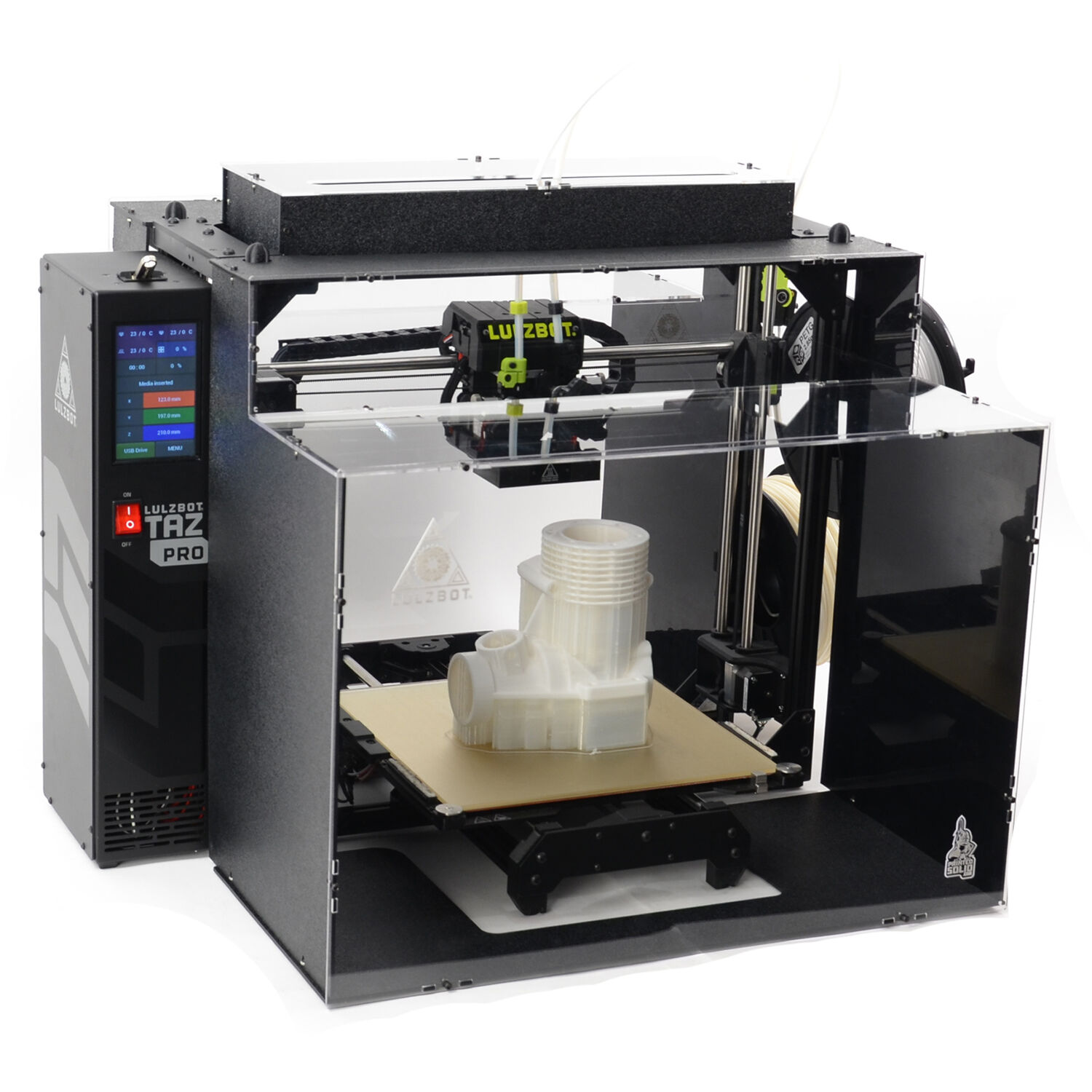 LulzBot TAZ Pro/Workhorse ABS+ Enclosure