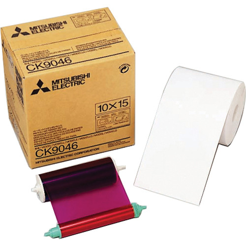 Mitsubishi 6" Paper Roll and Inksheet