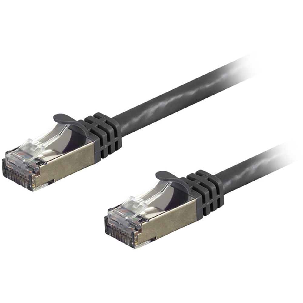 Monoprice Entegrade Cat7 S/FTP Double-Shielded Ethernet Patch Cable (5', Black)