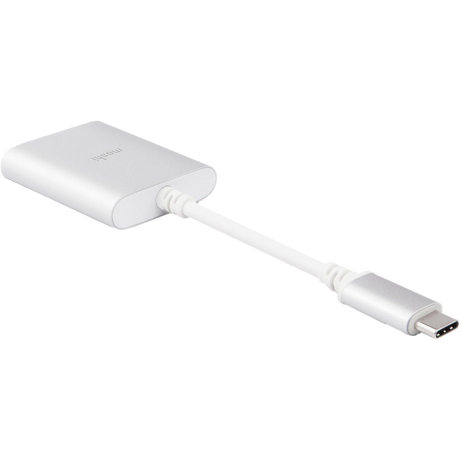 Moshi USB Type-C Universal Digital Audio Adapter with Charging (Silver)