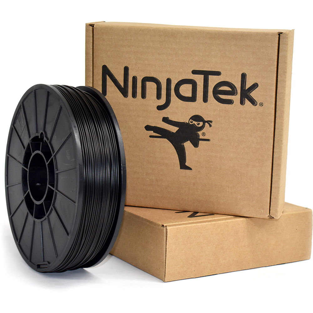 NinjaTek Armadillo 1.75mm 75D TPU Nylon Alternative Filament (1kg, Midnight)
