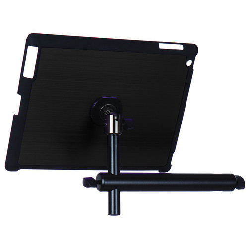 On-Stage Tablet Mounting System with Snap-On Cover for iPad 3/4 (Gun Metal)