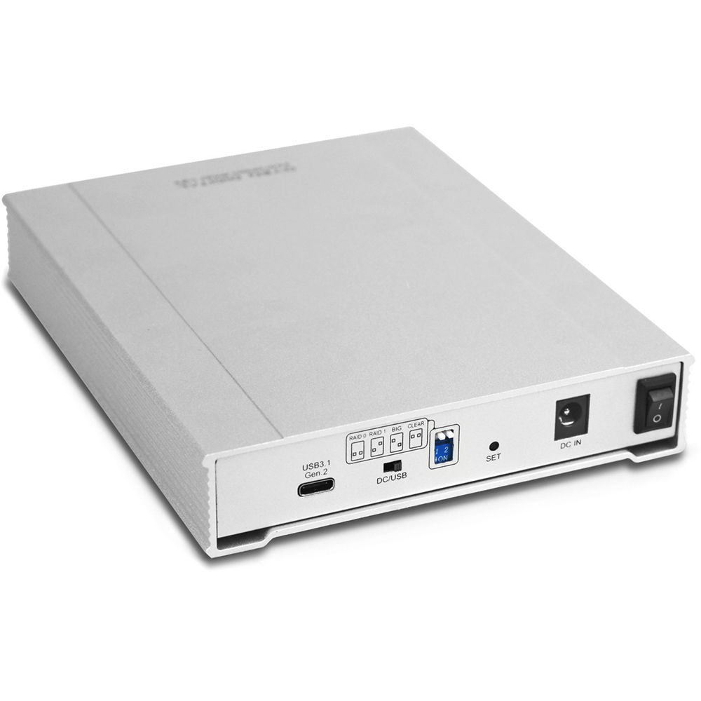 Oyen Digital MiniPro RAID V3 4TB 2-Bay USB 3.1 Type-C RAID Array (2 x 2TB)