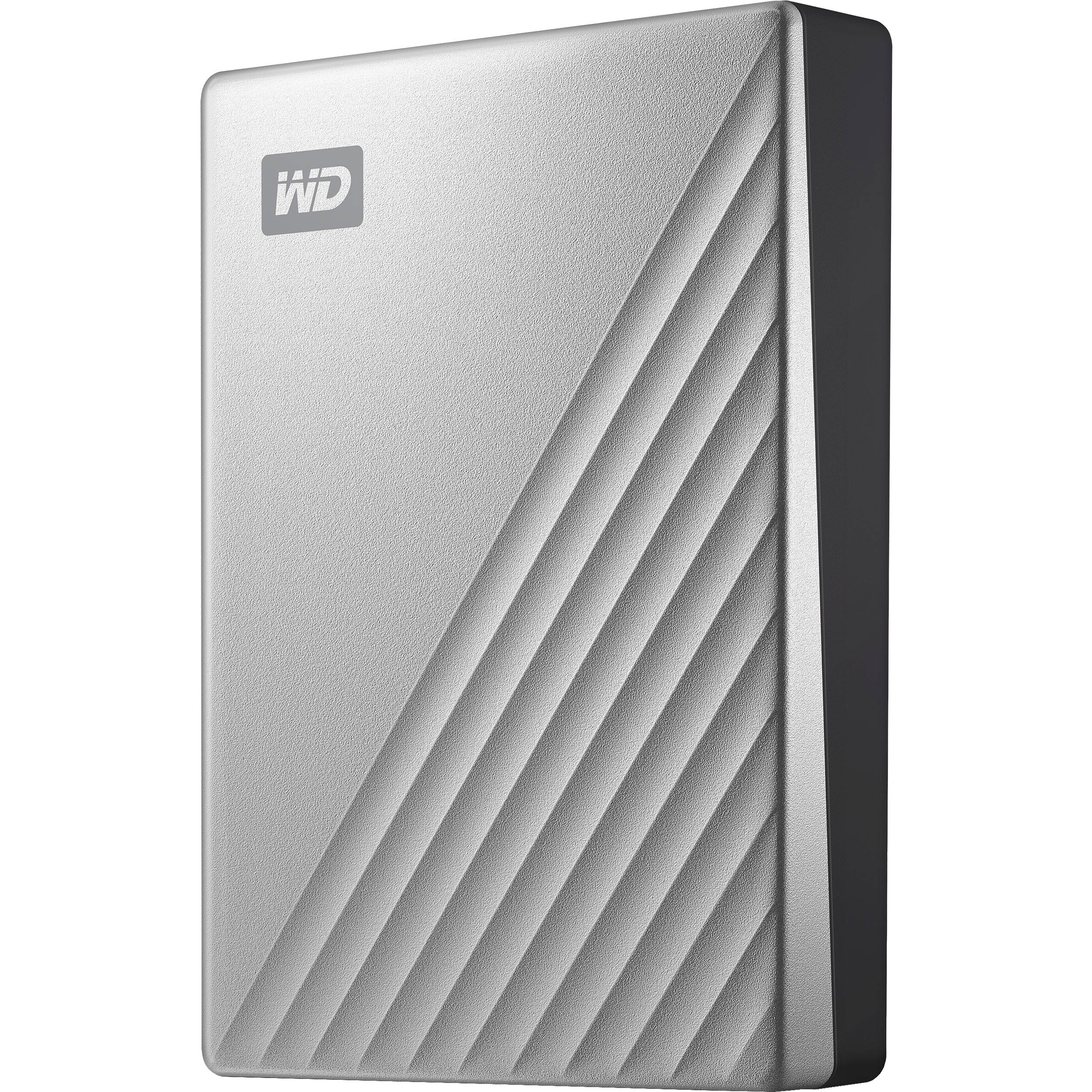 WD 4TB My Passport Ultra USB 3.0 Type-C External Hard Drive (Silver)
