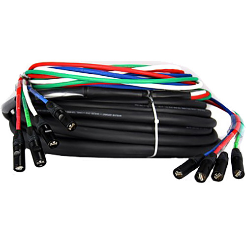 Whirlwind 4-Channel Fan-to-Fan Ethercon Cat 5e Snake Cable (100')